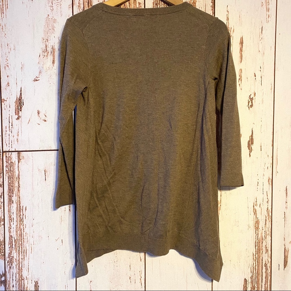 Vince Women's V-Neck Sweater - Tan - Picture 7 of 11